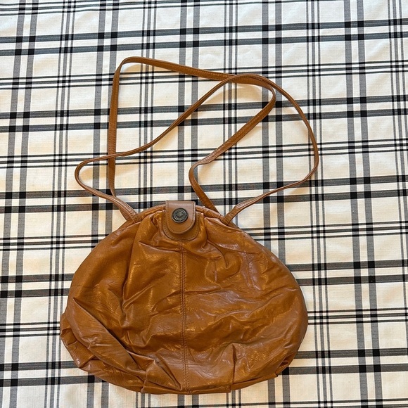 Capezio Brown Leather Shoulder Bag - Picture 1 of 9